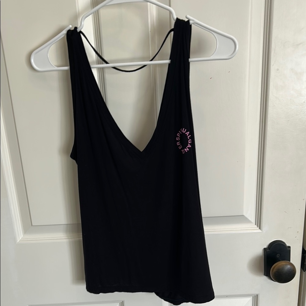 Spiritual Gangster Black Sleeveless Top